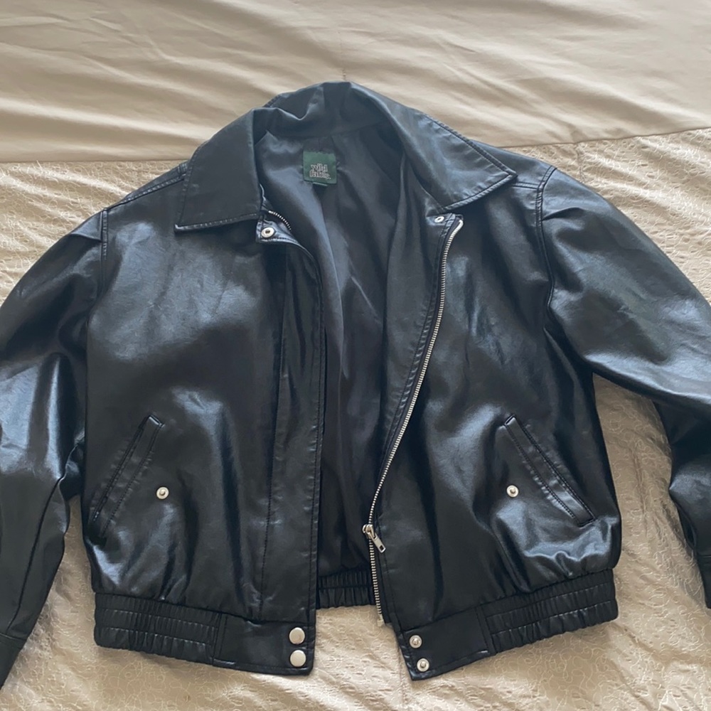 Wild Fable Oversized Leather Jacket